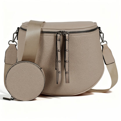 Crossbody Bag for Women – for Travel & Everyday Use, Detachable Strap Plaid Multi | Bag Vero – detail view 15