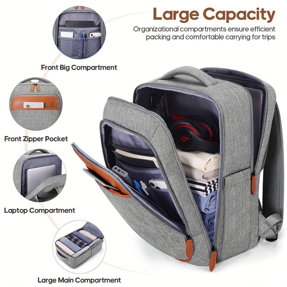 Luggage Sets 3pcs, Carry On Luggage 20 Inch With Spinner Wheels, PC Hardside Suitcase Set With TSA Lock, Durable Carry On Suitcase With Travel Backpack For Men Women