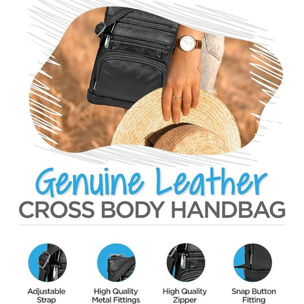 Women's Wallet – Genuine Leather, Multi Pocket, Adjustable Strap | Bag Vero – detail view 84