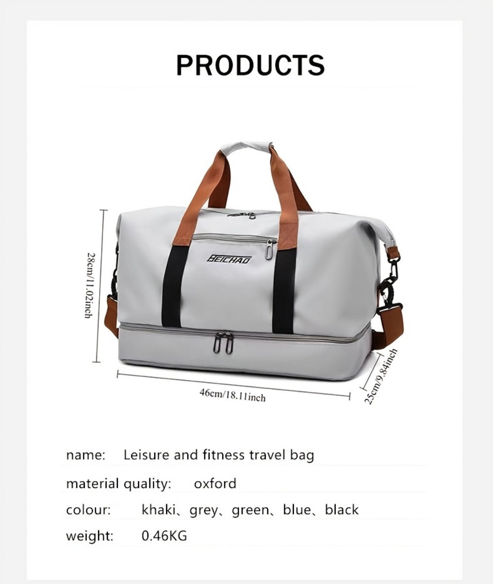 Gym Duffel Bag – 5 Colors, Nylon, Lightweight, for Travel | Bag Vero – detail view 19