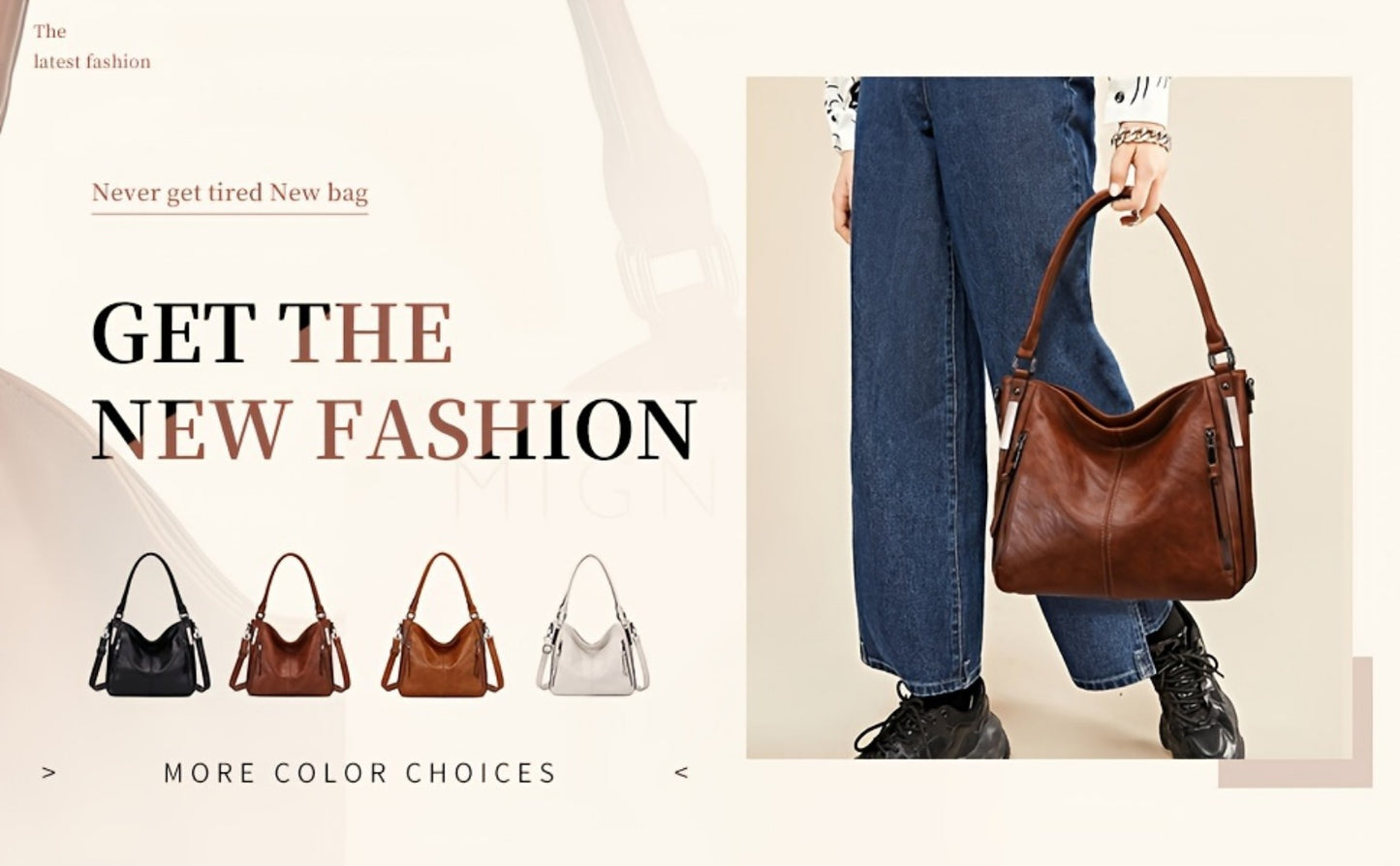 Crossbody Bag for Women – PU Leather, Adjustable Strap, for Travel & Work | Bag Vero – detail view 17
