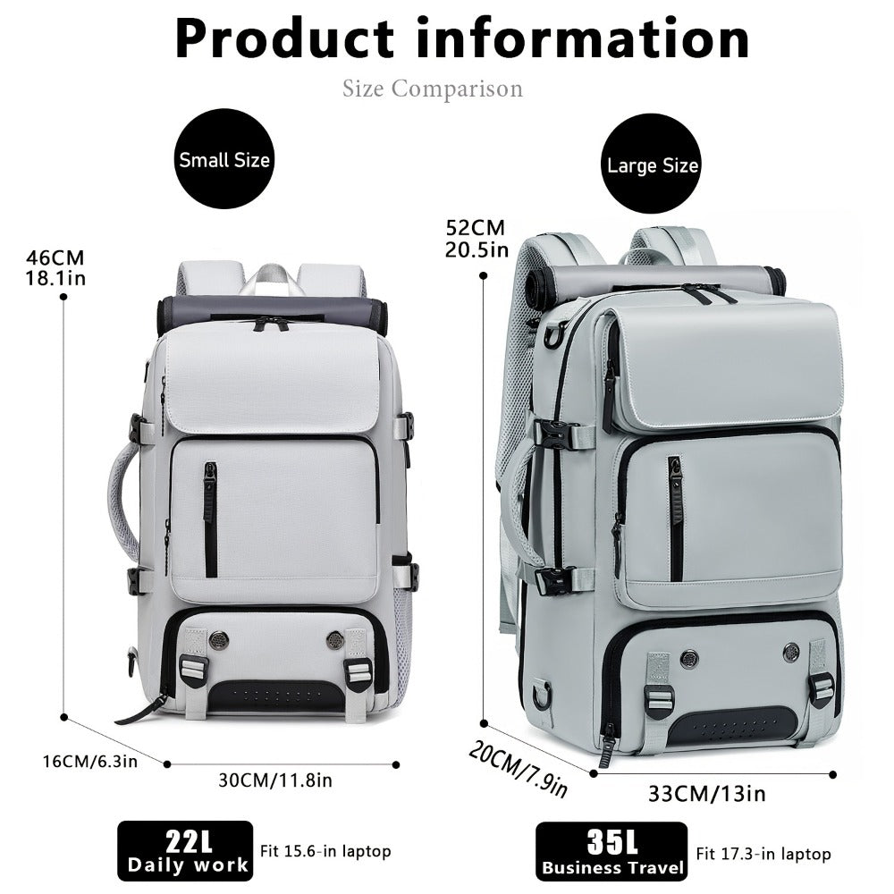 Laptop Backpack – 16 Inch, Large Capacity, Lightweight, for Travel & Work | Bag Vero – detail view 21