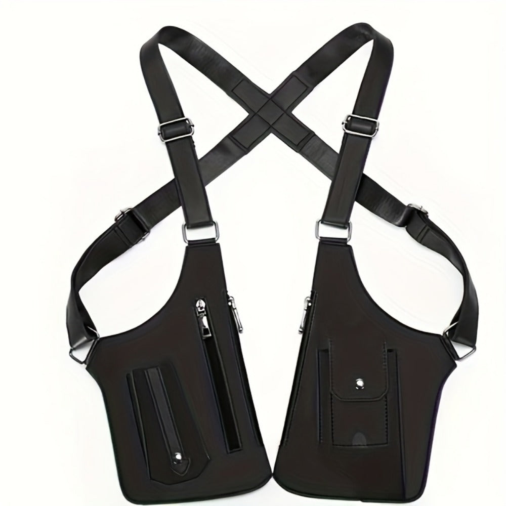 Sling Bag – Lightweight, Retro Underarm Multi Functional Vest | Bag Vero – detail view 11