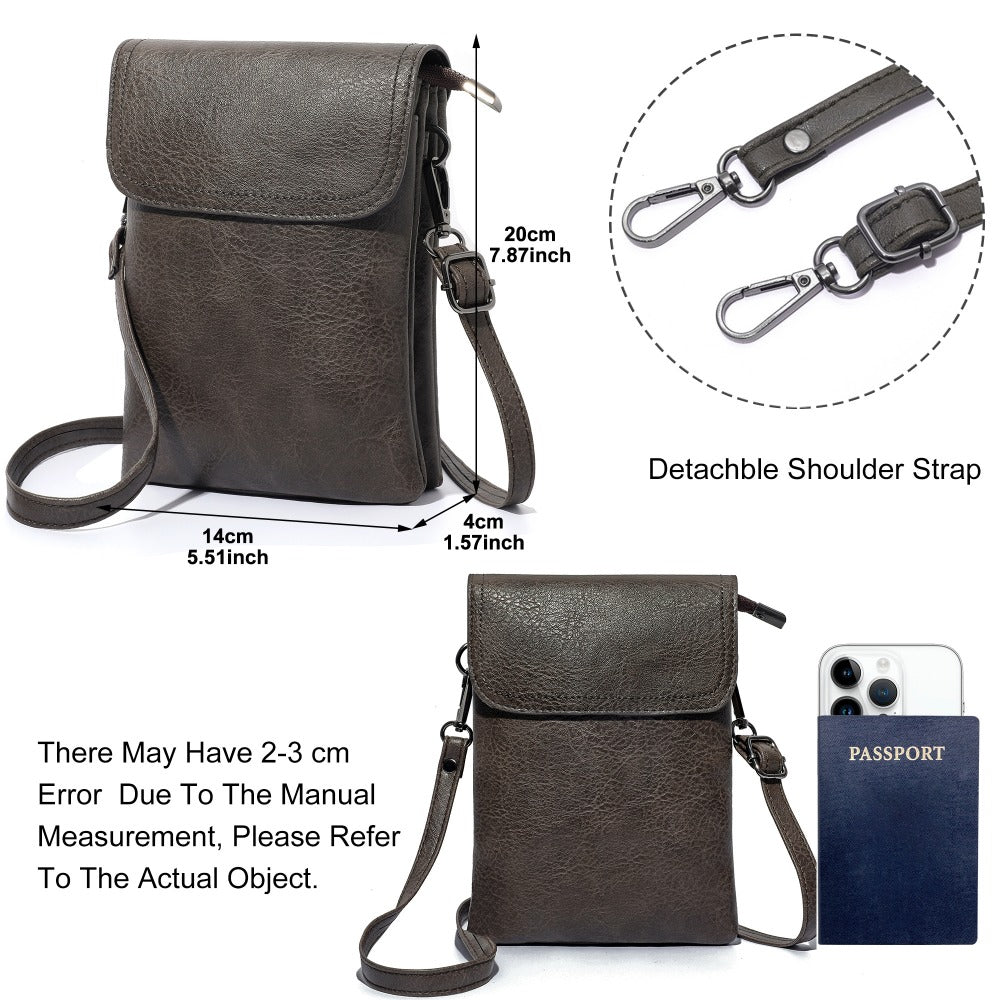 Crossbody Bag for Women – 7 Colors, PU Leather, Adjustable Strap | Bag Vero – detail view 20