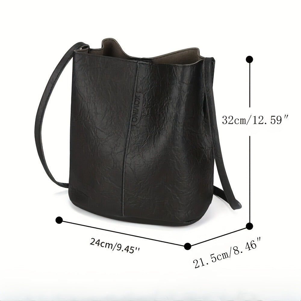 Tote Bag for Women – for Travel & Everyday Use, Bucket Versatile In Hobo Satchel | Bag Vero – detail view 11