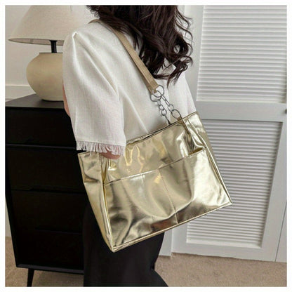 Fashion Large Capacity Tote Bag for Women Stylish Shoulder Handbag Perfect for Office Commute And Daily Use