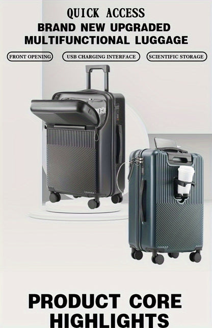 All-purpose Luggage Is A Must-have for Travel. 20-inch Luggage Is Available with USB