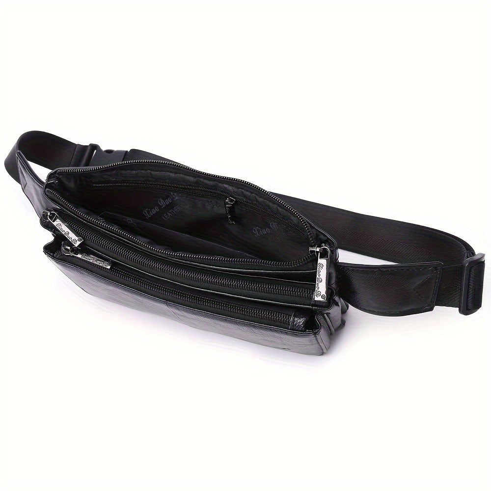 Waist Bag – Genuine Leather, Adjustable Strap, Lightweight, for Travel | Bag Vero – detail view 6