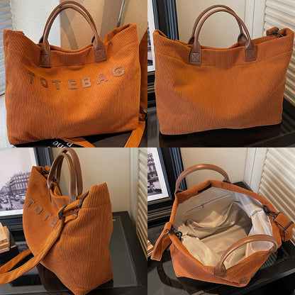 Crossbody Bag for Women – Corduroy, Large Capacity, Adjustable Strap, for Travel & Work | Bag Vero – detail view 10