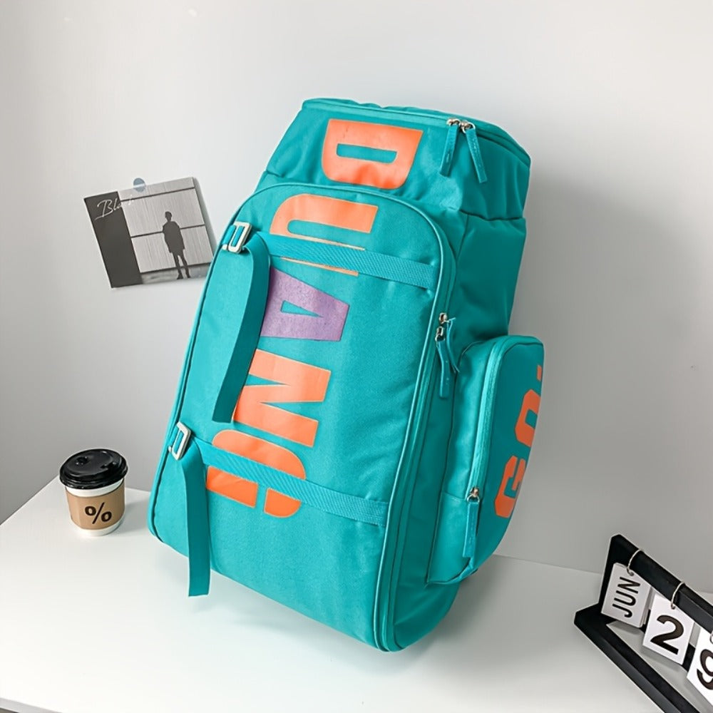 Large Capacity Travel Backpack Lightweight Oxford Fabric Multi-Compartment Design with Wet/Dry Separation, Dedicated Tablet Sleeve & Multiple Pockets-Stylish Durable Daypack for Outdoor Adventures, Hiking, Commuting, School, And Business Trips