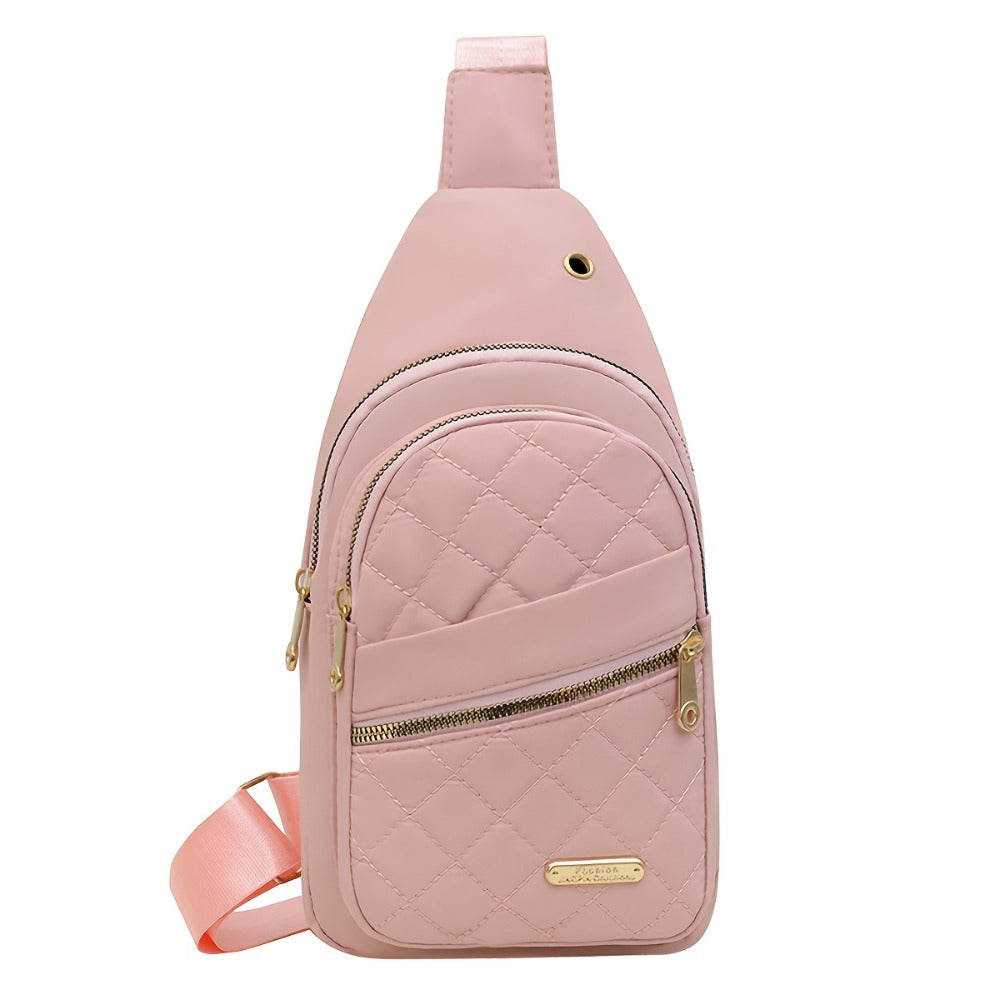 Multi Layer Women'S Single Shoulder Bag Outdoor Leisure Crossbody Bag Chest Bag 6 Color