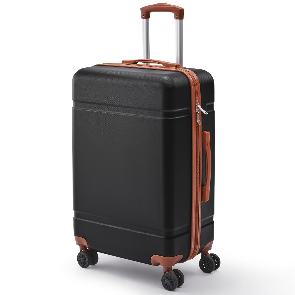 Luggage with Spinner Wheels, ABS Hardshell Suitcase, 20 Inch Carry On, 24 Inch Medium & 28 Inch Checked Suitcase Or 3pcs Luggage Set (20/24/28)