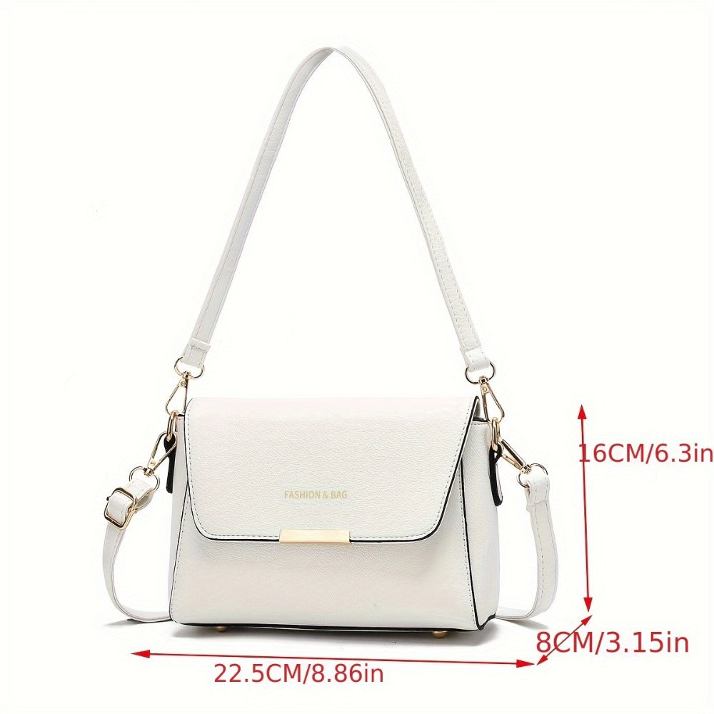 Shoulder Bag for Women – for Work, Elegant Solid Color High End | Bag Vero – detail view 4