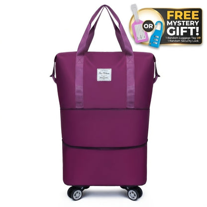 Gym Duffel Bag – Nylon, Spinner Wheels, Expandable, for Travel | Bag Vero – detail view 8