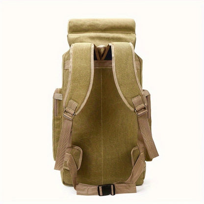 1pc 23.78gal Hiking Daypack Backpack Canvas Hydration Pack for Men And Women Climbing Outdoor Sport Large Capacity Sport Fitness Bag Gym Bag Halloween Black Friday Christmas Thanksgiving Gift