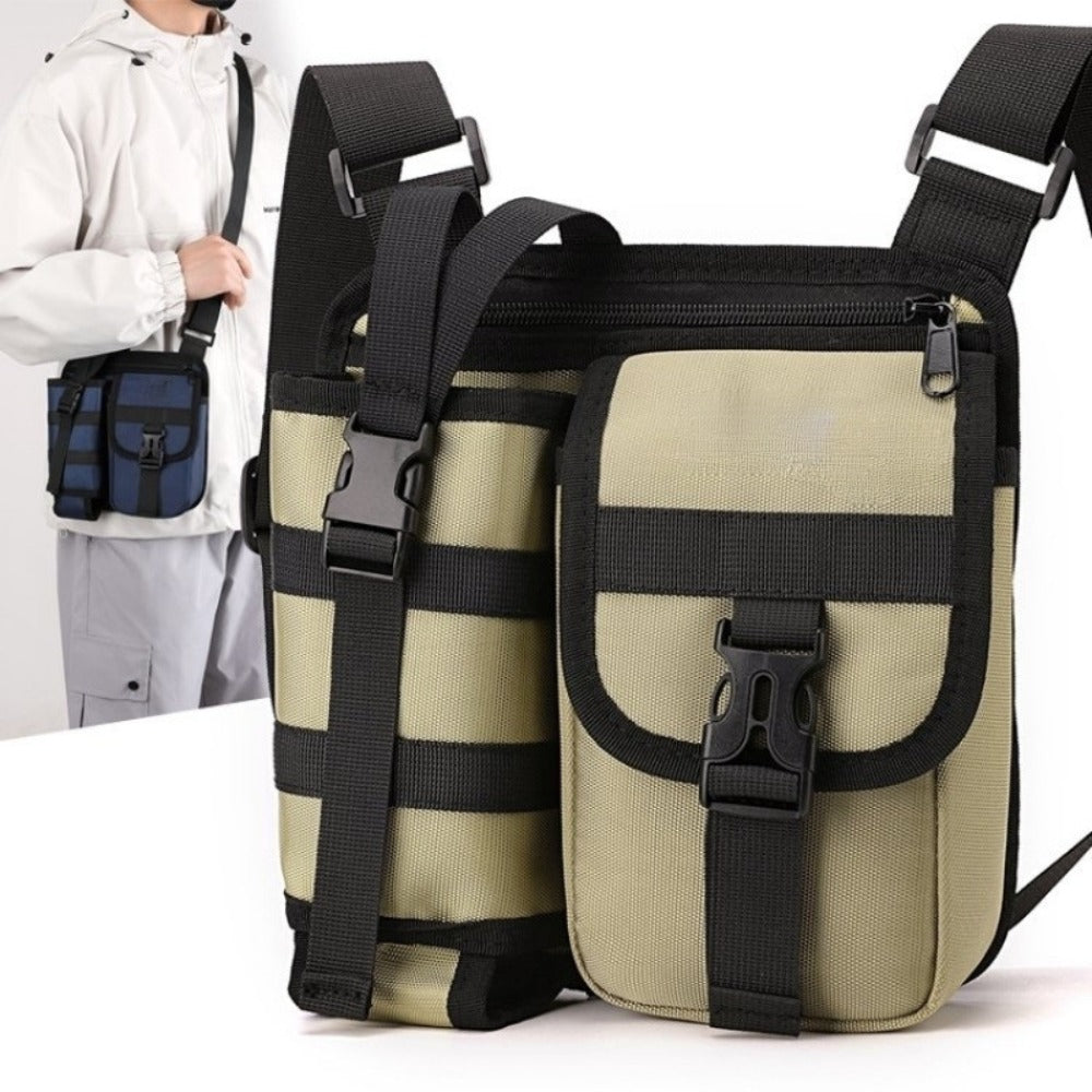 Men's New Shoulder Messenger Bag Outdoor Sports Leisure Walking Travel High Quality and Wear-resistant Practical Mobile Phone Kettle Bag
