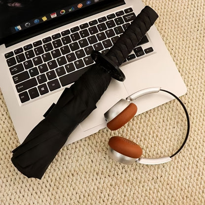 Samurai Sword Umbrella with Samurai Sword Handle, 20% Off Windproof Travel Umbrella, Lightweight And Portable Foldable Rain And Sun Umbrella for Outdoor Use