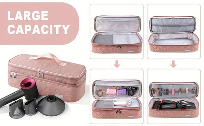 Lychii Double-Layer Travel Carrying Case Bag, Shark Flexstyle Carrying Case for Revlon One-Step Hair Dryer/Volumizer/Styler