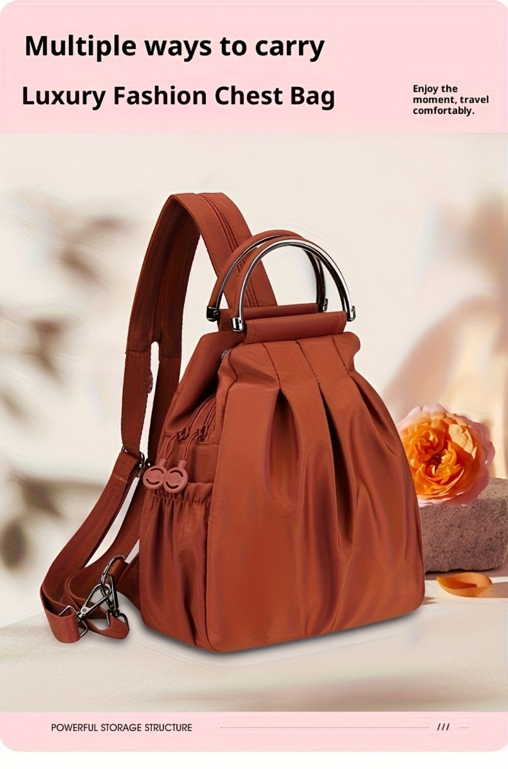 Backpack for Women – Adjustable Strap, for Travel & School | Bag Vero – detail view 30