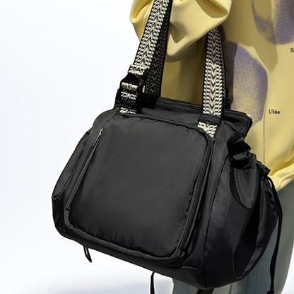 [Foldable Multi-Pocket Bag] Multi-Functional Large-Capacity Drawstring Fitness Bag, Multi-Functional Multi-Form Storage Bag, Suitable for Shopping And Commuting, Supermarket Shopping, Foldable And Expandable, Large-Capacity Multi-Pocket Travel Bag