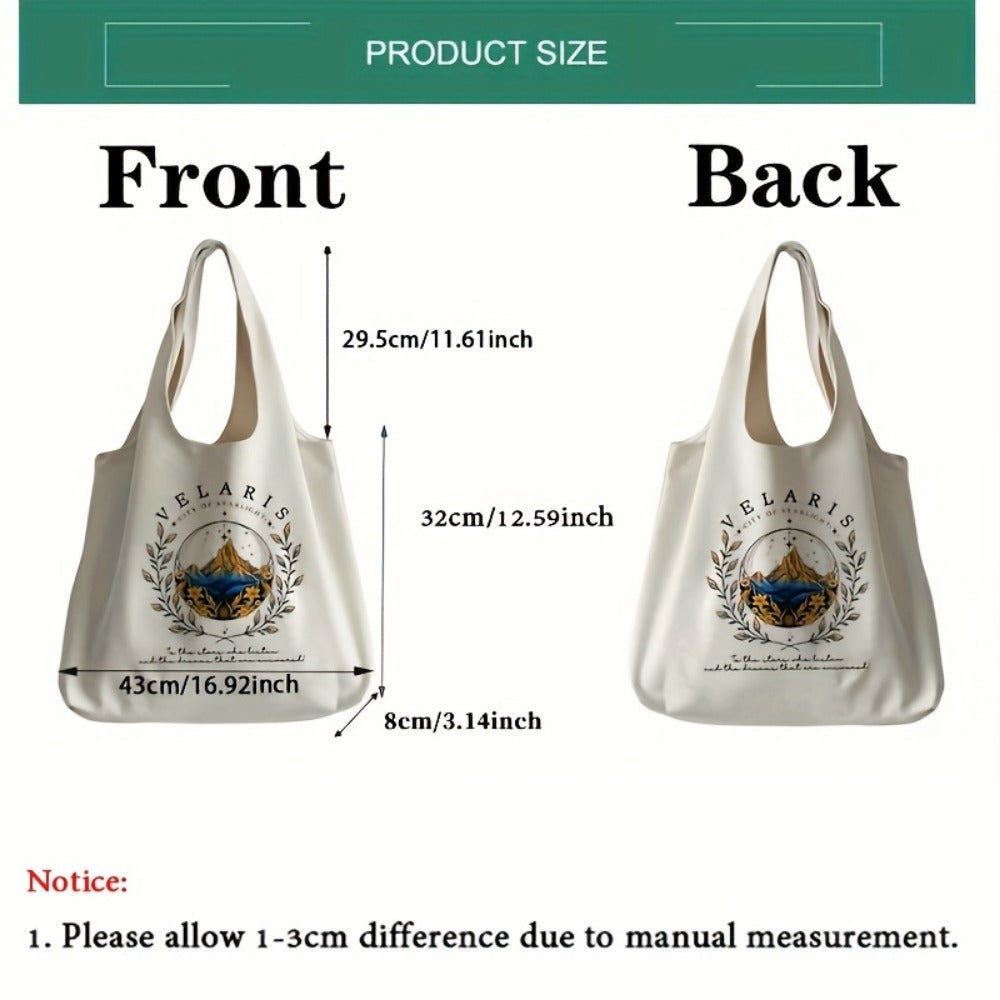Tote Bag for Women – for Travel & Everyday Use, Acotar Book Lovers Harajuku Style | Bag Vero – detail view 4