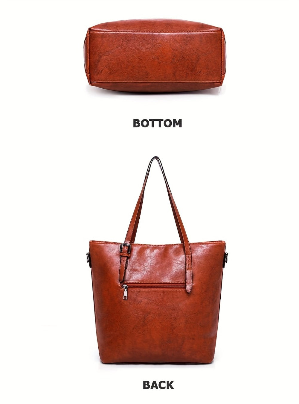 Women's Soft Handbag Set of 4 - Women Satchel Purses Tote Bag for Women Bucket Handbags