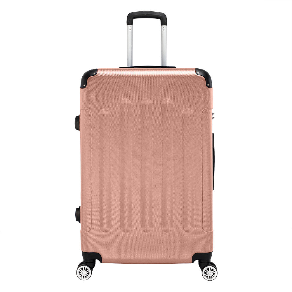 3-in-1 Portable ABS Trolley Case luggage 20" / 24" / 28" Purple