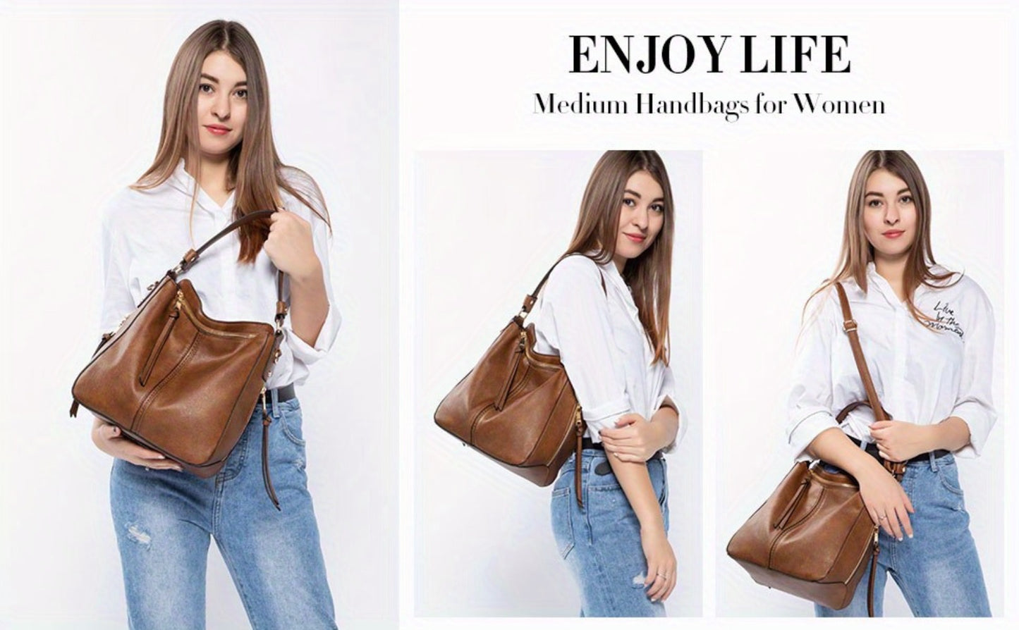 Hobo Bags For Women, Purses And Handbags Large Pocketbooks Designer Bucket Shoulder Bags