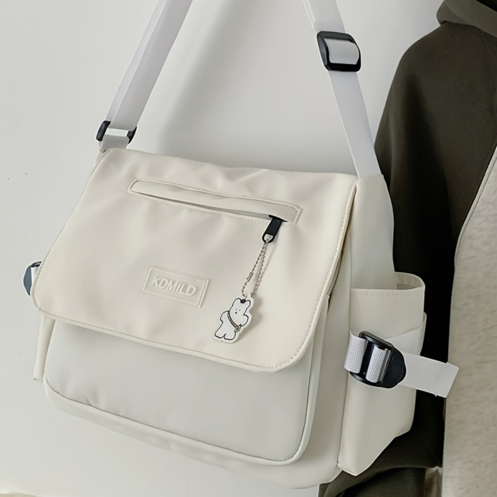 Men's Crossbody Bag – Polyester, Large Capacity, for Travel & Work | Bag Vero – detail view 2