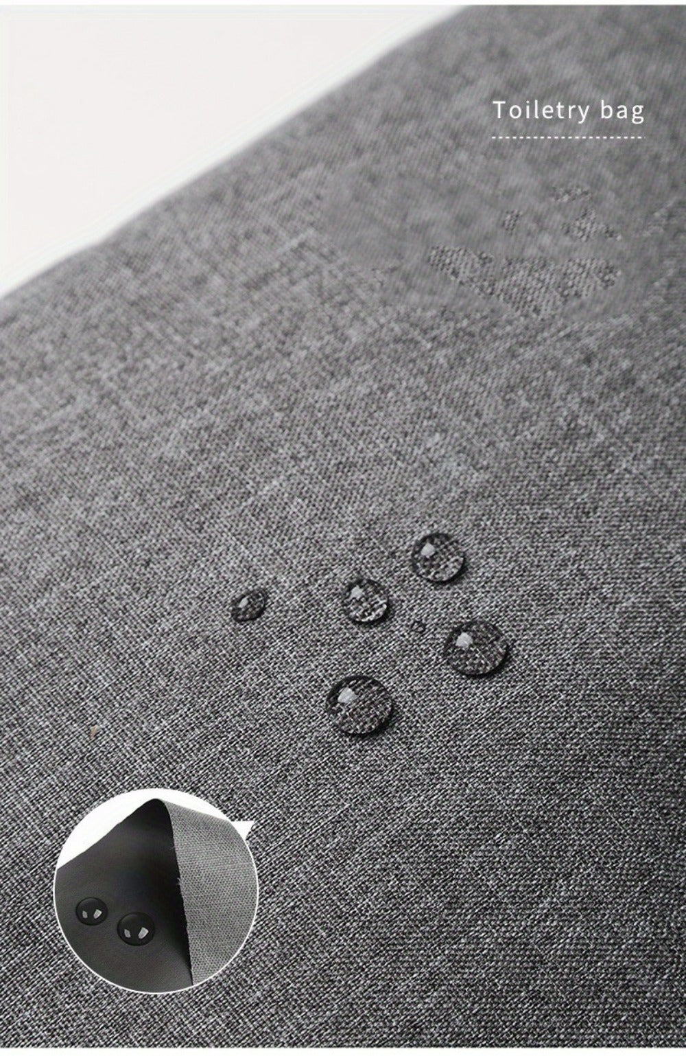 Travel Makeup Bag – Waterproof, Foldable, for Travel | Bag Vero – detail view 11