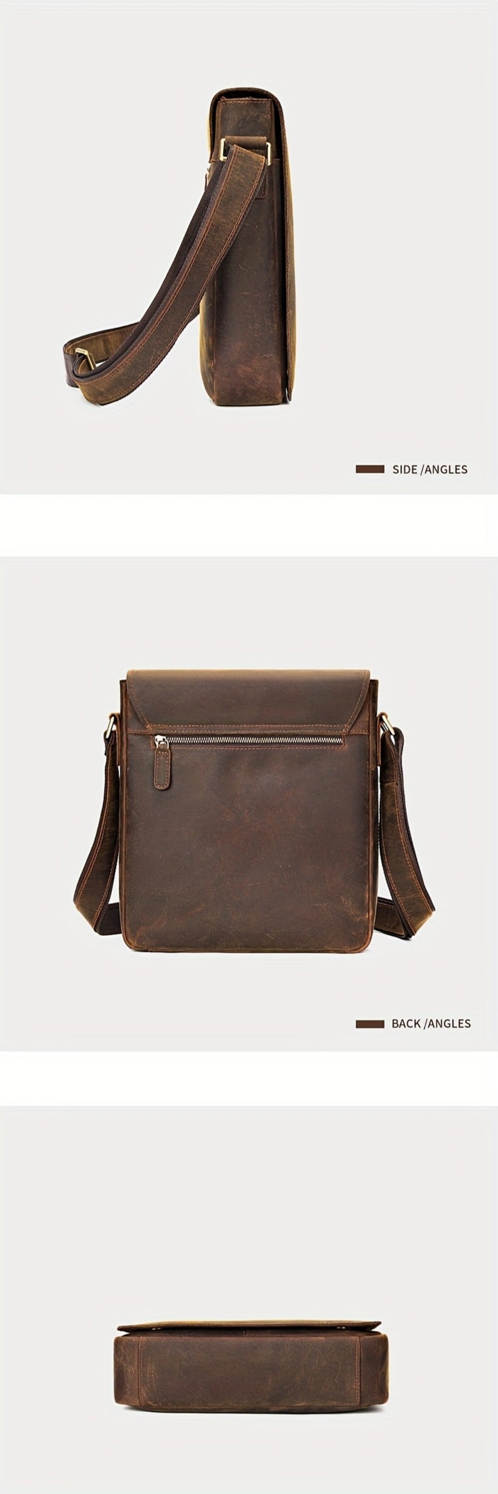 Laptop Bag – Genuine Leather, for Travel & Work | Bag Vero – detail view 15