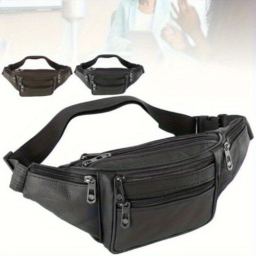 1pc Mens Waist Bag Multi-Pockets Storage Belt Bag Bag Casual Bag Fashion