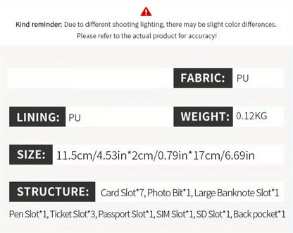 RFID Travel Wallet | Casual Minimalist Bi-Fold Design with Zipper Closure, Faux Leather Construction, Detachable Wrist Strap | Lightweight Travel Organizer for Passport, Cards, Cash, Boarding Passes | Ideal for Vacations, Commuting And Daily Use