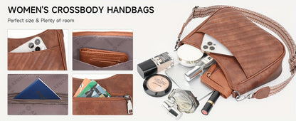Crossbody Bags for Women Trendy, Halloween, PU Crossbody Purse with Adjustable Strap, Women's Crossbody Shoulder Handbags Tote for Mom Gift Mothers Day