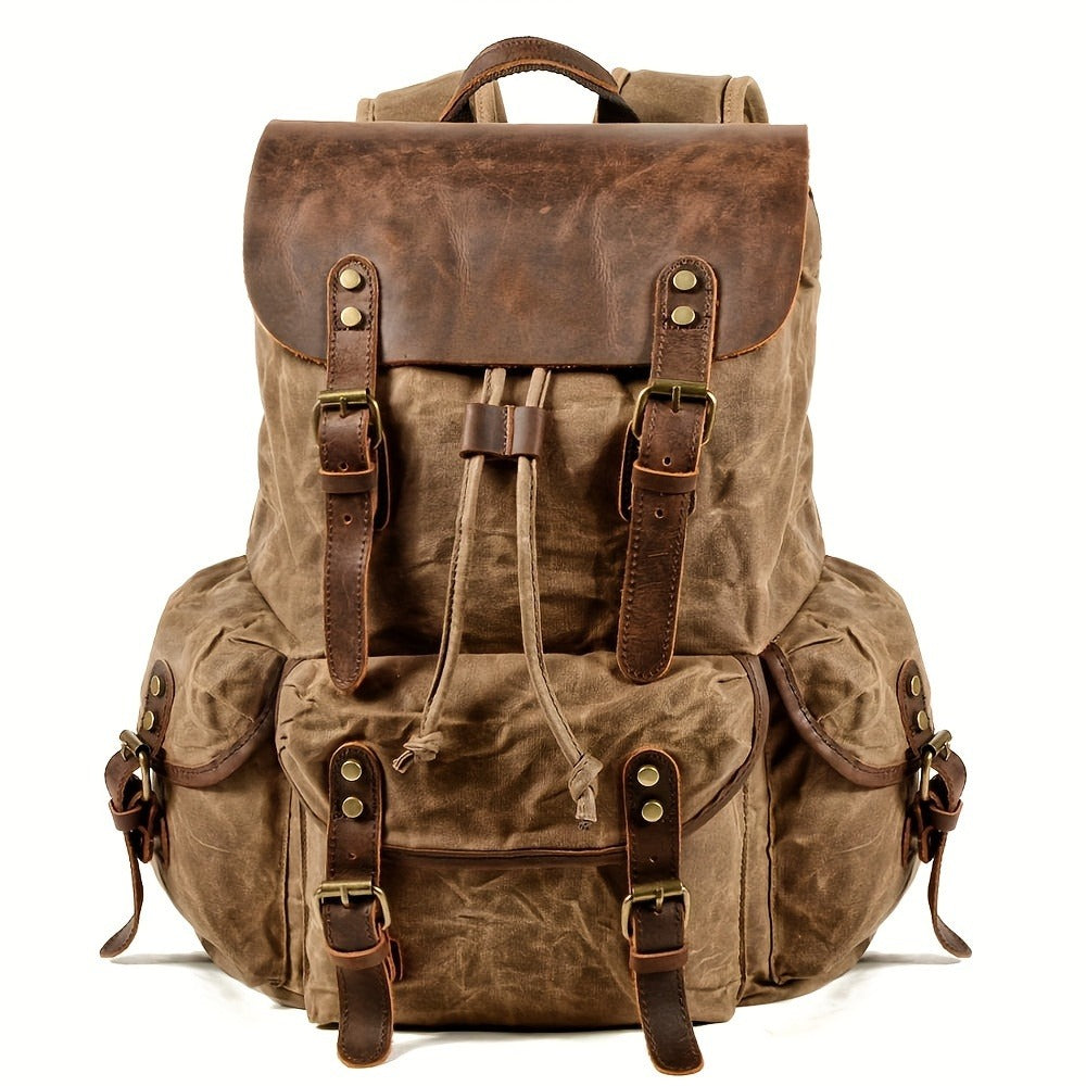 Laptop Backpack – Canvas, for Travel & Everyday Use | Bag Vero – detail view 14