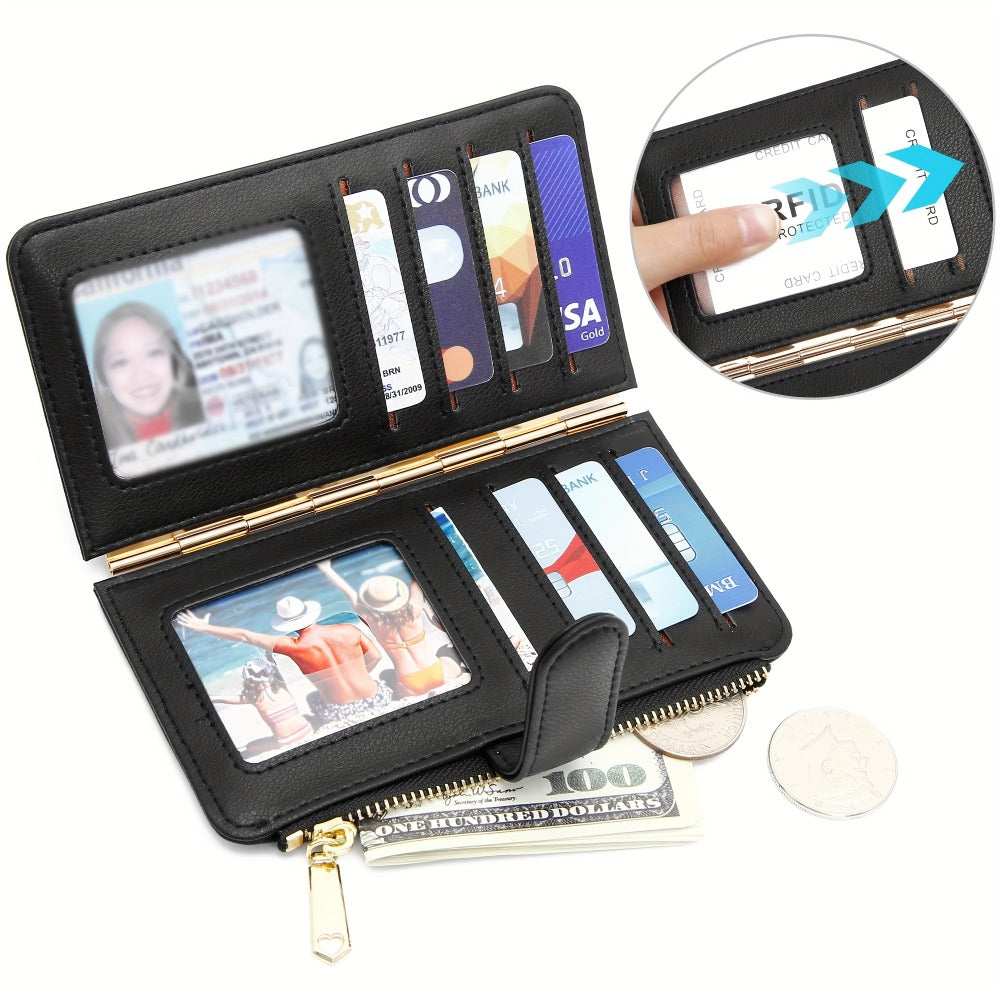 Women's Wallet – RFID Blocking, Slim Rfid Blocking Card Slots | Bag Vero – detail view 11