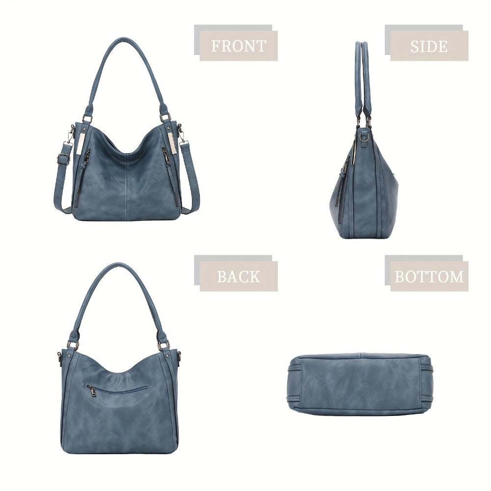 KL928 Purses For Women Shoulder Handbag Medium Hobo Bags Tote Bag With Removable & Adjustable Strap