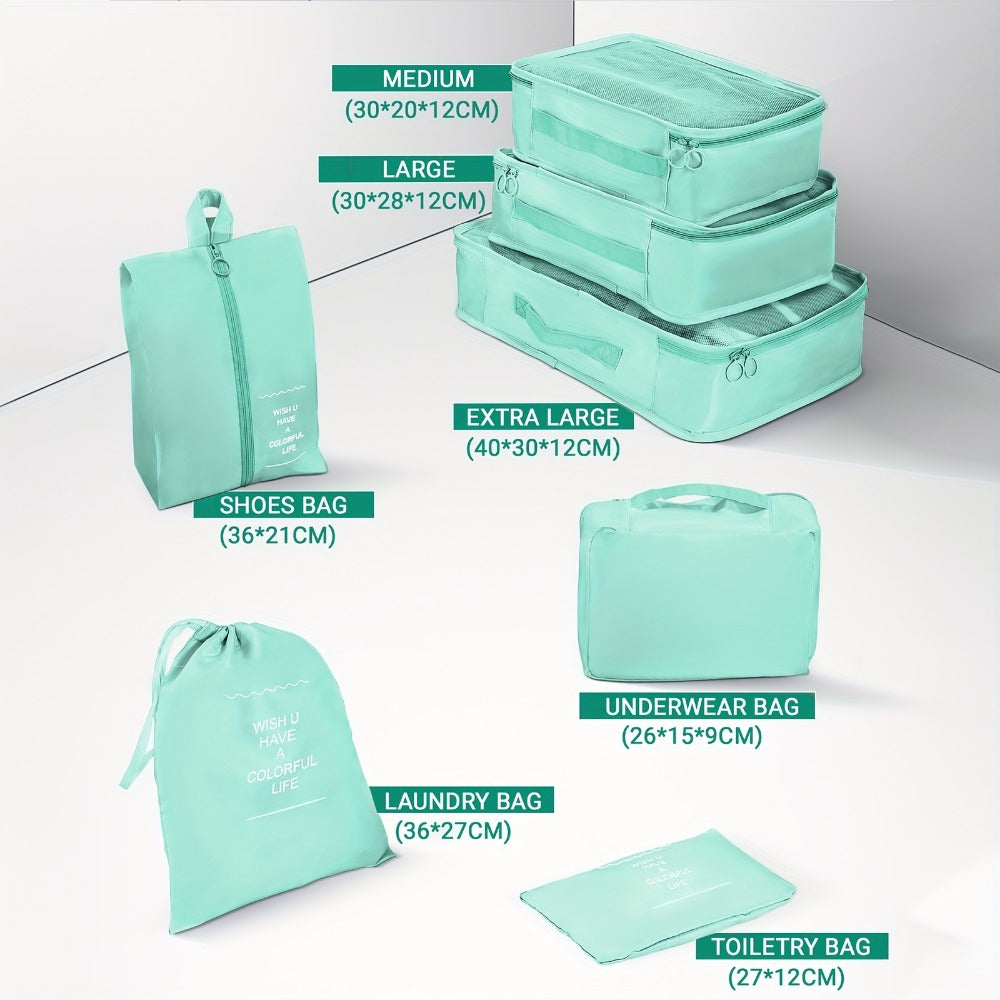 Luggage Set – 10 Piece, ABS Hardshell, Spinner Wheels, Combination Lock | Bag Vero – detail view 12
