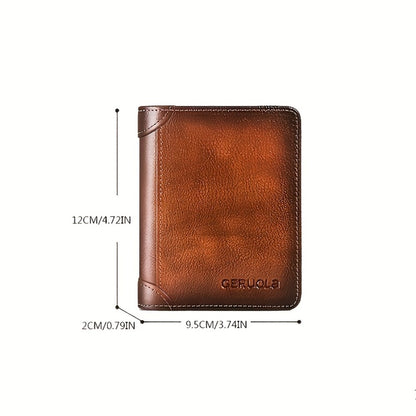 Men's Wallet – RFID Blocking, Short Trifold Money Clip Rfid | Bag Vero – alternate view