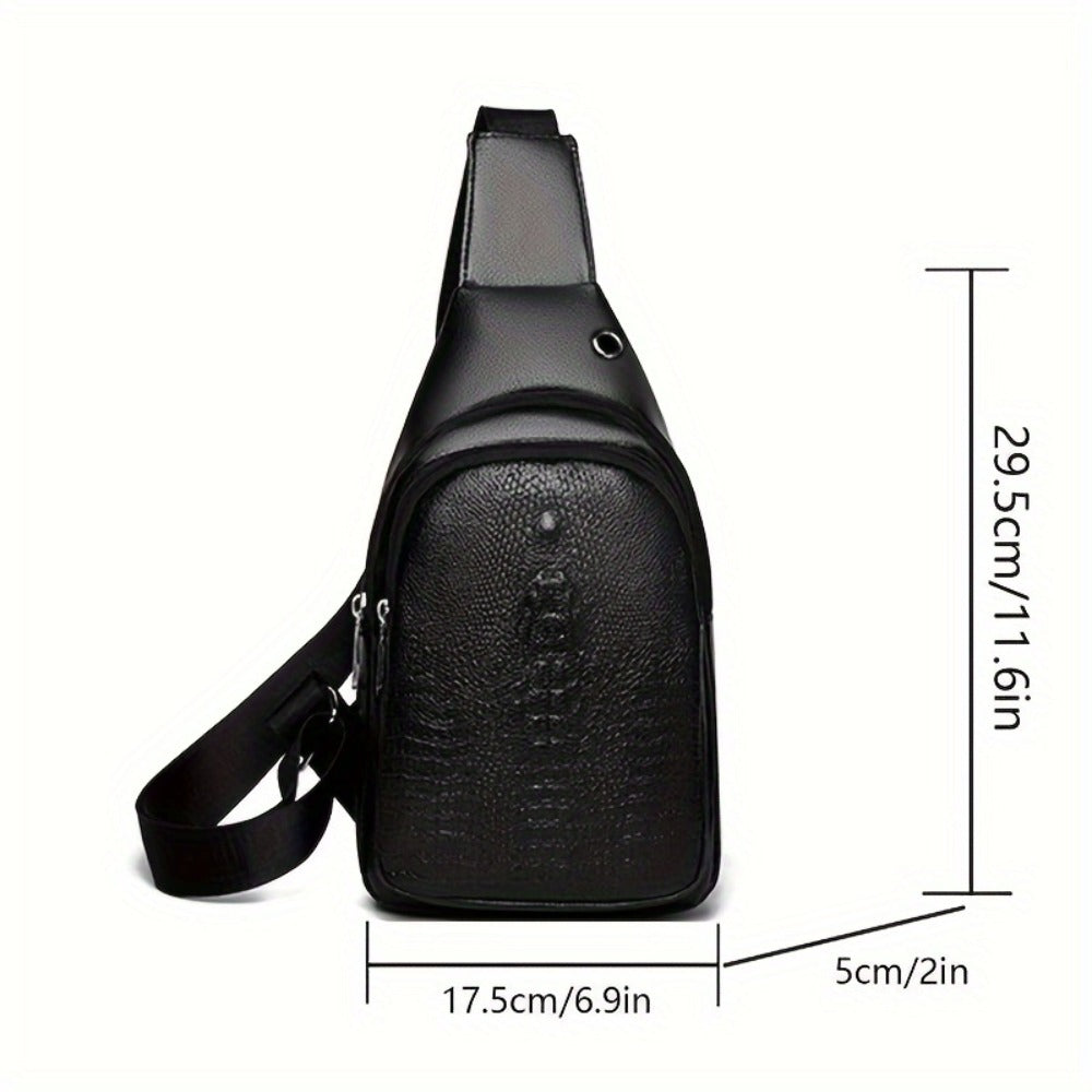 Sling Bag - Stylish High Quality Sling Bag - Durable & Multi-Functional, Crossbody Chest Pack for Casual Everyday Use - Men - Style! Strength! Simplicity! Yours!
