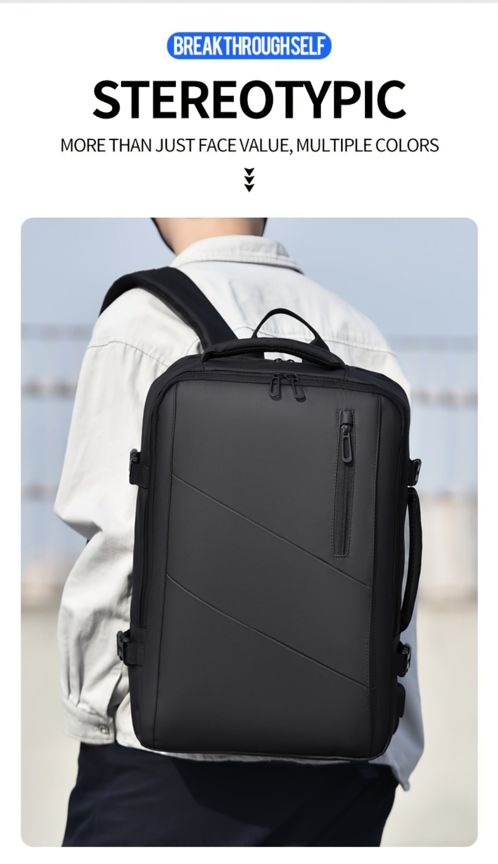 Outdoor Exploration, New Versatile Travel Bag, Portable Hiking Backpack Luggage Bag, Spacious Multi-Pocket Stylish Backpack for Business Travel And Commuting, Travel Backpacks