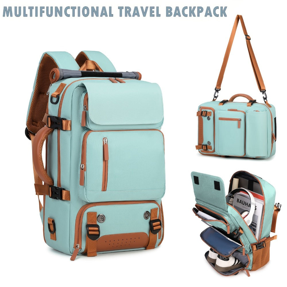 Laptop Backpack – 9-Pocket, 45L, Trolley Sleeve, for Travel | Bag Vero – detail view 14