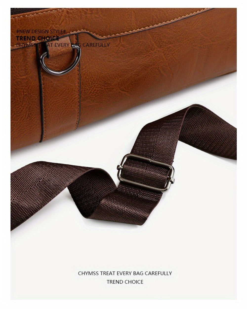 Laptop Bag – PU Leather, Lightweight, for Work & Everyday Use | Bag Vero – detail view 22