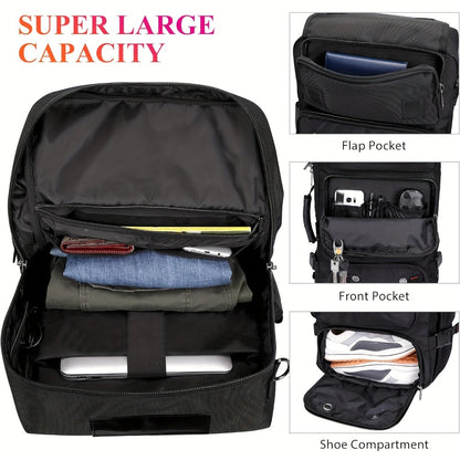A Large Capacity Hiking Backpack, Suitable for Outdoor Camping, Mountain Climbing, And Long-Distance Travel. It Features Multiple Functions As a Handheld, Dual-Shoulder, Or Crossbody Sports Bag, Is Sturdy And Durable with a Shoe Pocket