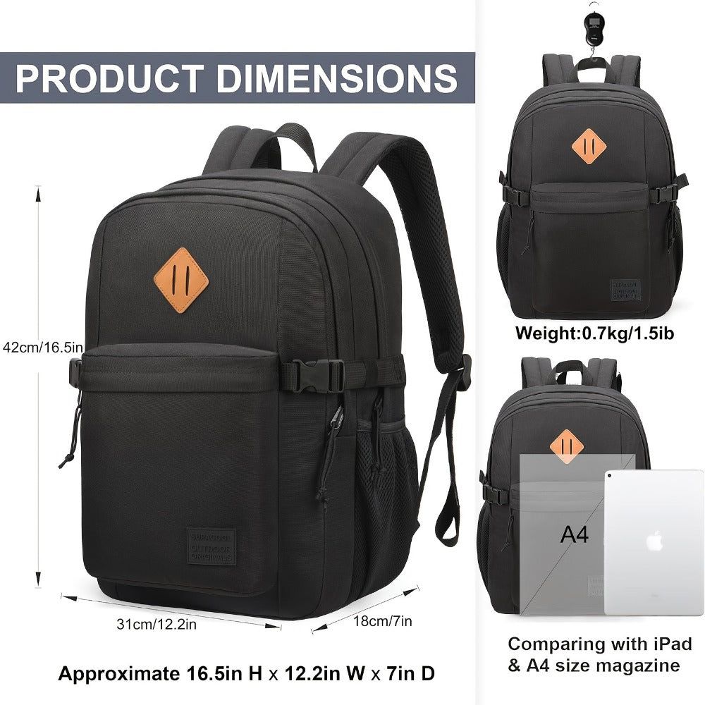 Laptop Backpack – Lightweight, for Travel & School | Bag Vero – detail view 4