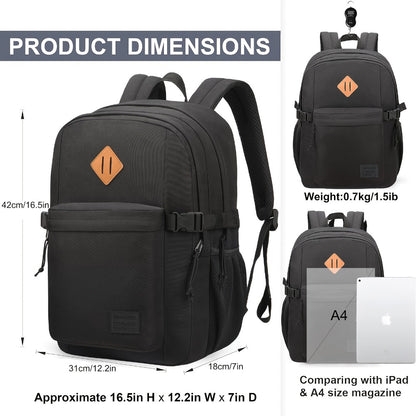 Laptop Backpack – Lightweight, for Travel & School | Bag Vero – detail view 4