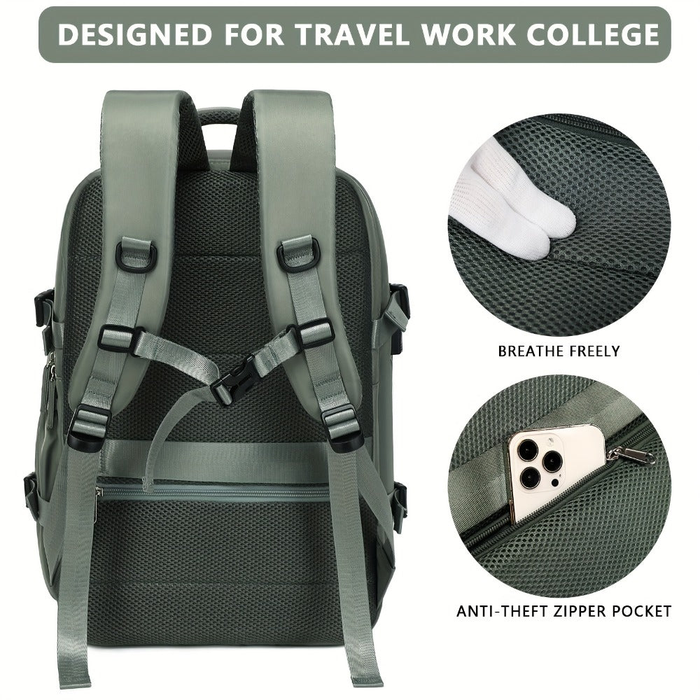 Laptop Backpack – 16 Inch, USB Charging, Spinner Wheels, for Travel | Bag Vero – detail view 13