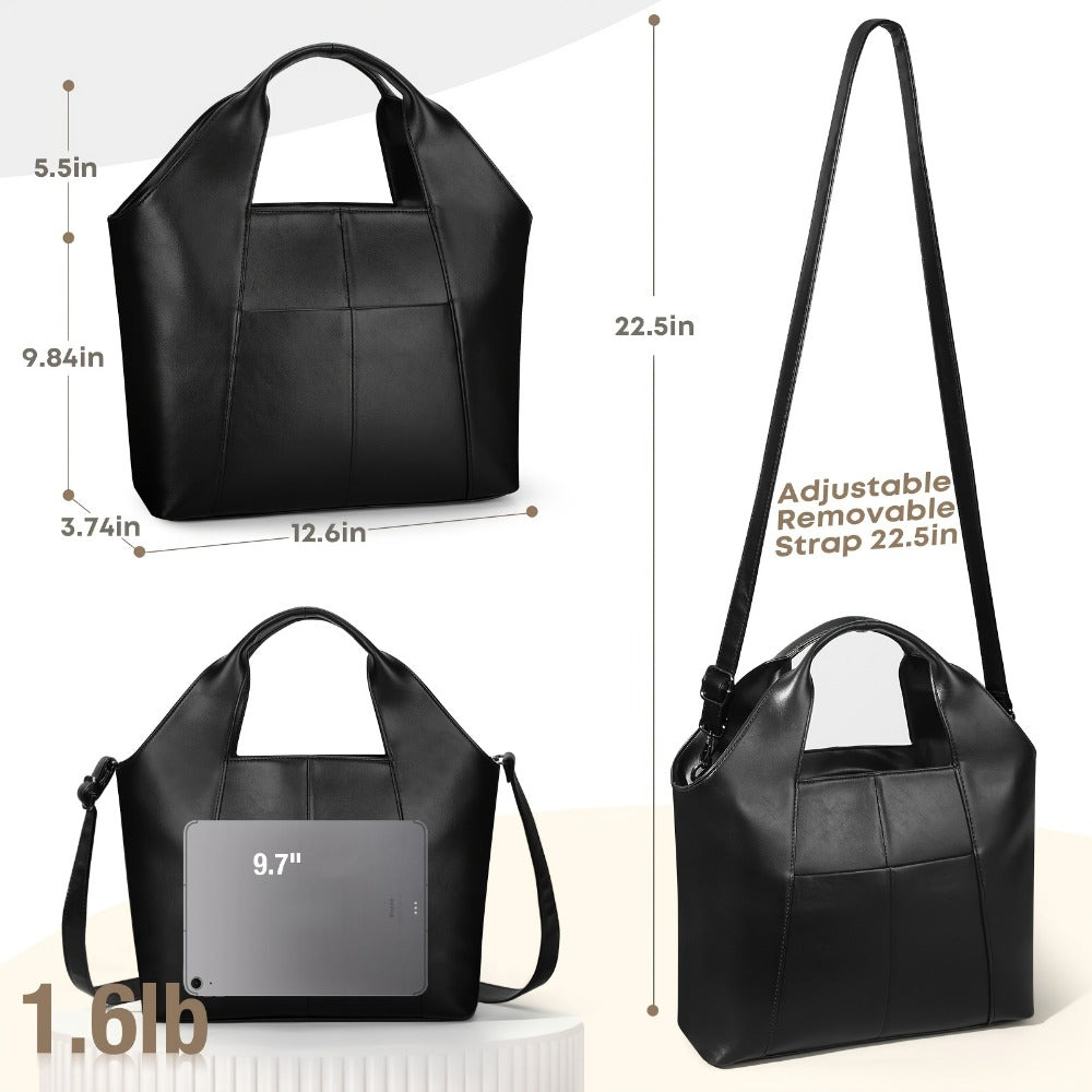 Women's Handbag – Genuine Leather, Adjustable Strap | Bag Vero – detail view 10