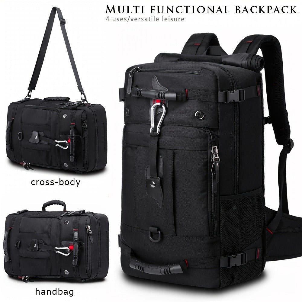 Multi Functional Travel Backpack, Simple Nylon Laptop Daypack, Carry On Luggage Schoolbag, Multi Pocket Carry On Travel Backpack, Flight Approved Gym Bag With Shoe Compartment, Waterproof Laptop School Bag, Outdoor hiking backpack