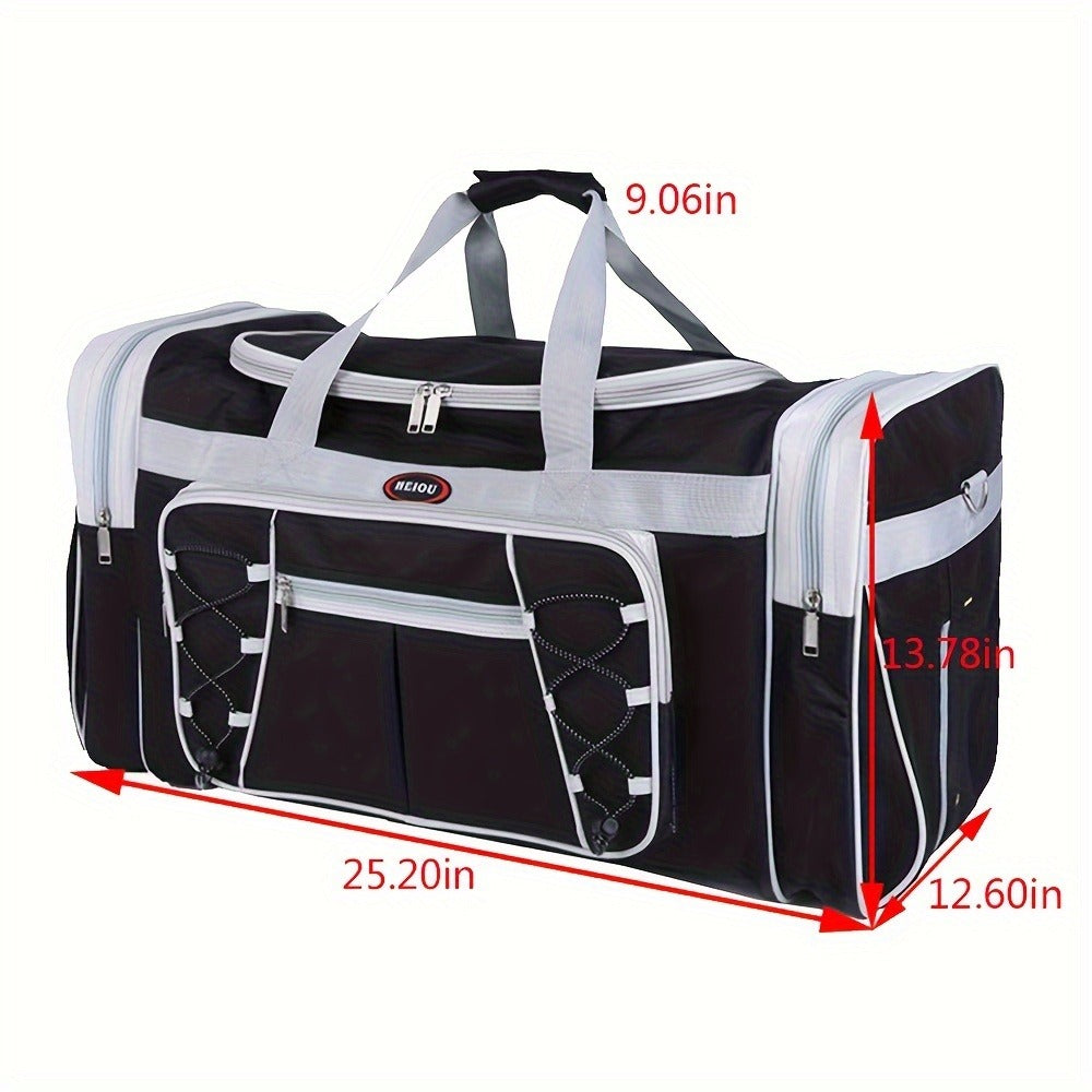 Gym Duffel Bag – 72L, Polyester, Foldable, Lightweight | Bag Vero – detail view 4